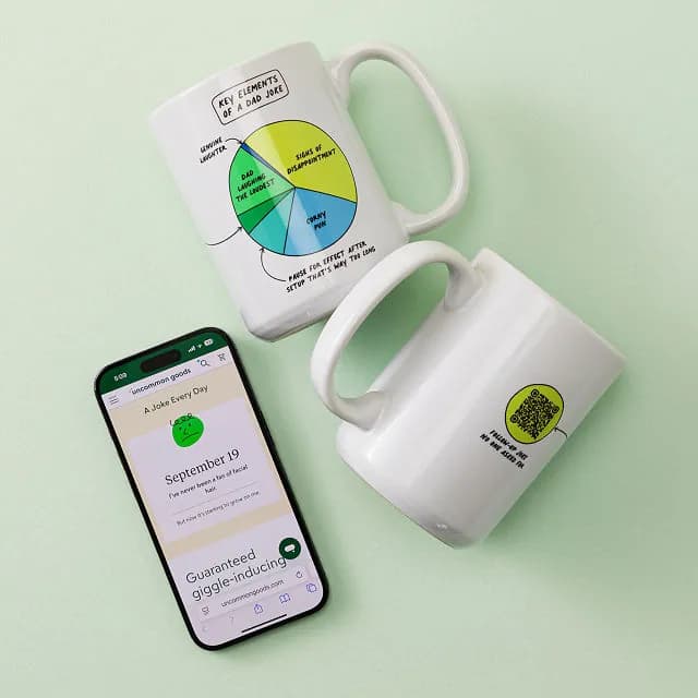 Dad Joke Every Day Interactive QR Mug
